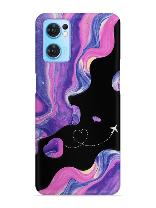 Glitter Art Snap Case for Oppo Reno 7 (5G) Zapvi