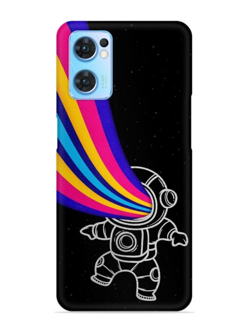 Astronaut Snap Case for Oppo Reno 7 (5G) Zapvi