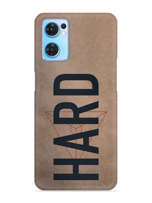 Hard Typo Snap Case for Oppo Reno 7 (5G) Zapvi