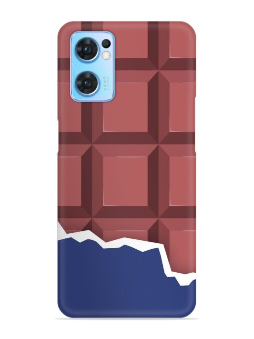 Chocolate Vector Art Snap Case for Oppo Reno 7 (5G)