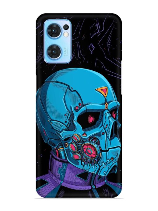 Skull Robo Vector Snap Case for Oppo Reno 7 (5G)