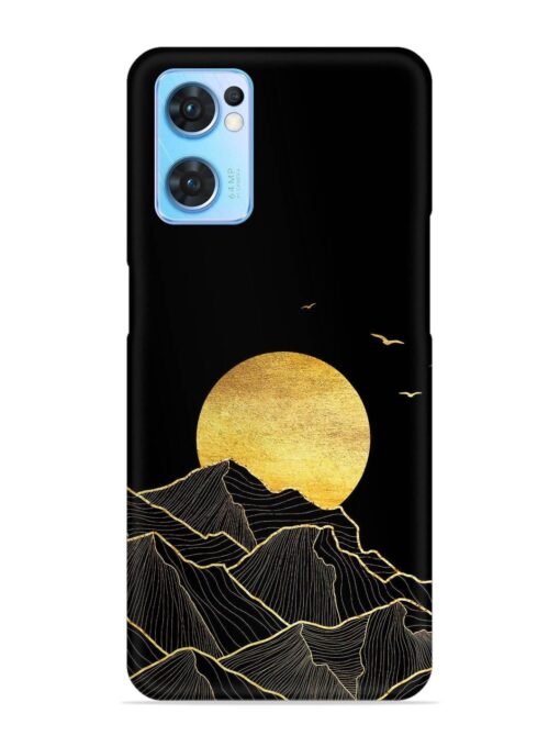 Golden Sunrise Snap Case for Oppo Reno 7 (5G) Zapvi