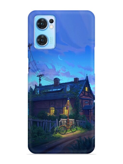 Beautiful Village House Snap Case for Oppo Reno 7 (5G) Zapvi