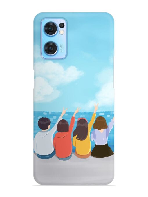 Happy Kids Snap Case for Oppo Reno 7 (5G) Zapvi