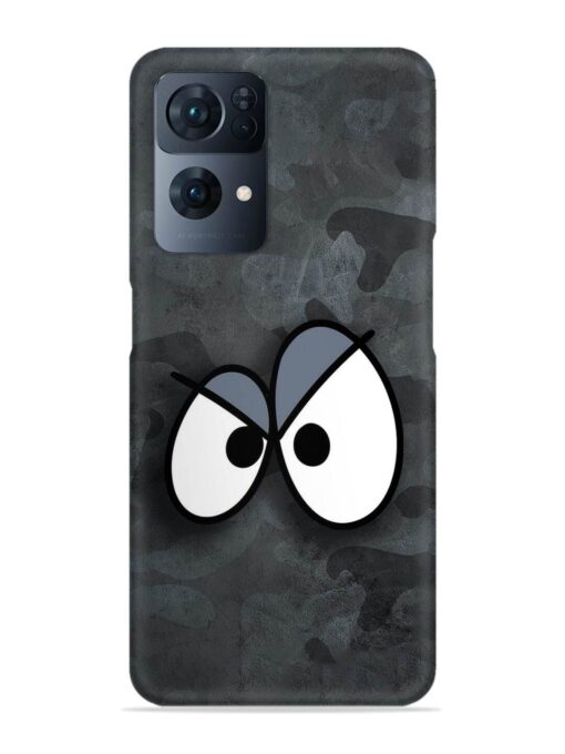 Big Eyes Night Mode Snap Case for Oppo Reno 7 Pro (5G) Zapvi