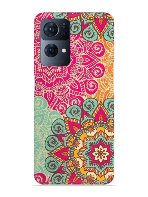 Mandala Seamless Snap Case for Oppo Reno 7 Pro (5G) Zapvi