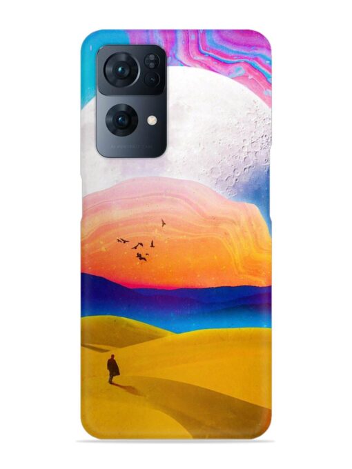 Sandy Desert Snap Case for Oppo Reno 7 Pro (5G) Zapvi