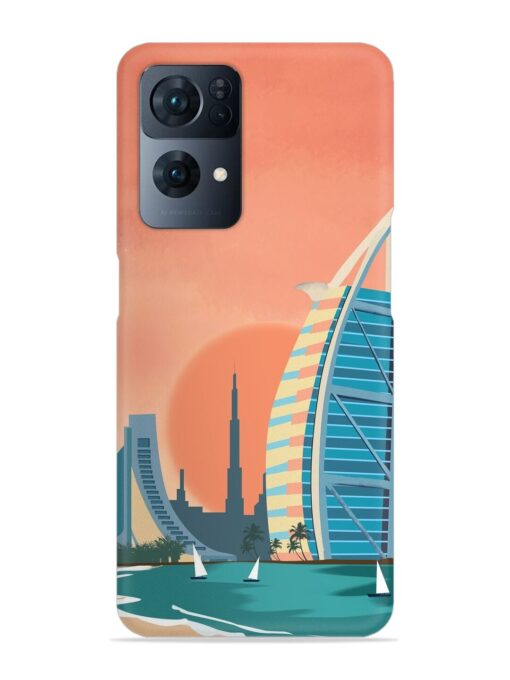 Dubai Architectural Scenery Snap Case for Oppo Reno 7 Pro (5G) Zapvi