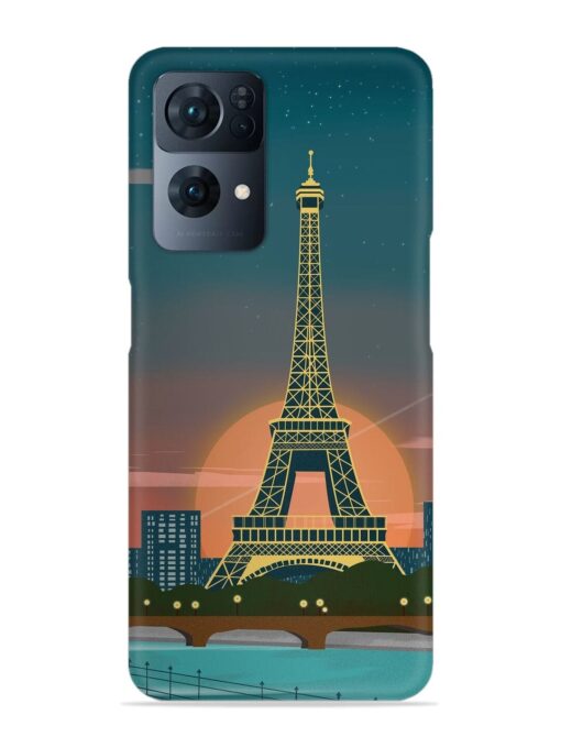 Scenery Architecture France Paris Snap Case for Oppo Reno 7 Pro (5G) Zapvi