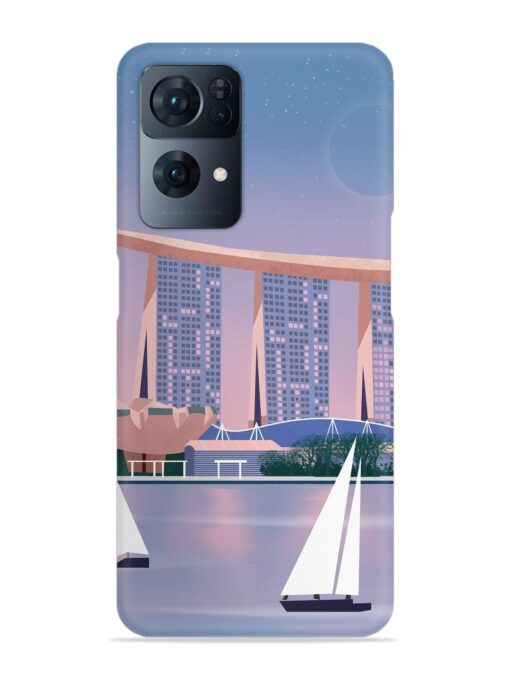 Singapore Scenery Architecture Snap Case for Oppo Reno 7 Pro (5G) Zapvi