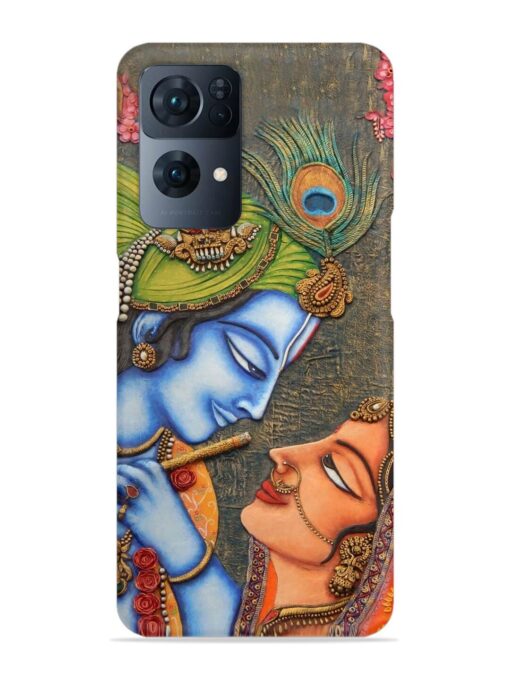 Lord Radha Krishna Flute Art Snap Case for Oppo Reno 7 Pro (5G)