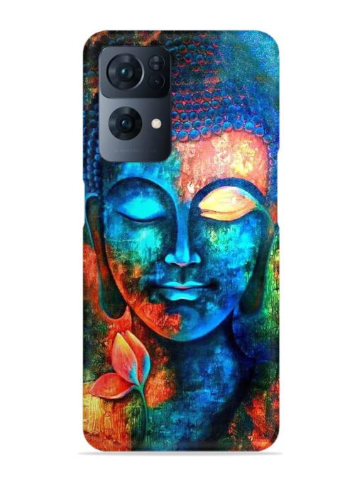 Buddha Painting Snap Case for Oppo Reno 7 Pro (5G)