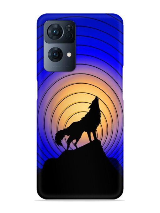 Fox Roaring Design Snap Case for Oppo Reno 7 Pro (5G)