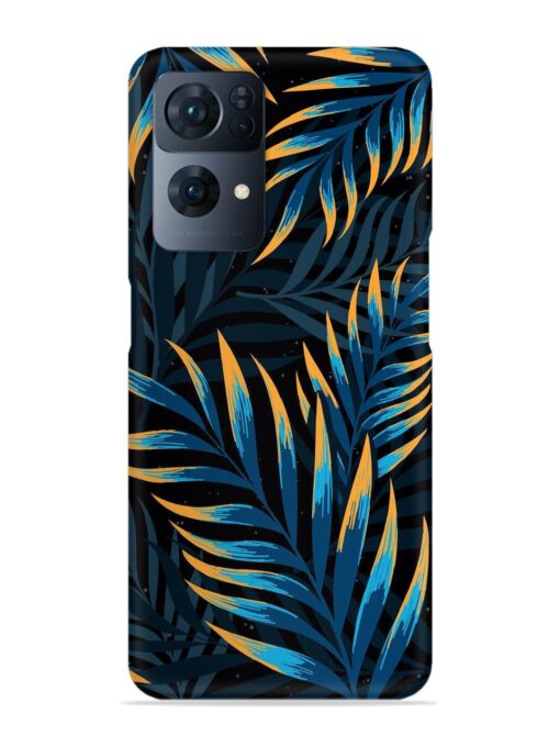 Abstract Leaf Art Snap Case for Oppo Reno 7 Pro (5G)