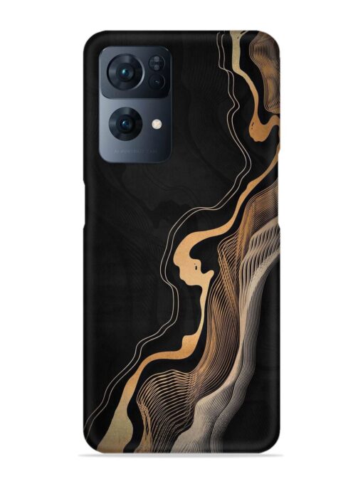 Abstract Art Snap Case for Oppo Reno 7 Pro (5G) Zapvi