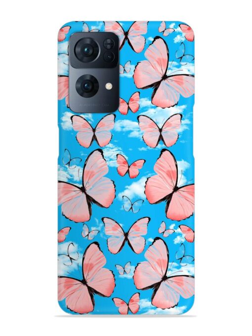 Seamless Pattern Tropical Snap Case for Oppo Reno 7 Pro (5G)