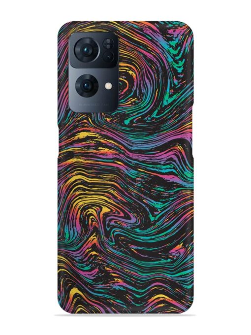 Abstract Liquid Colors Snap Case for Oppo Reno 7 Pro (5G) Zapvi