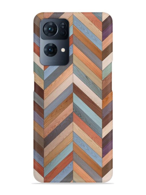 Seamless Wood Parquet Snap Case for Oppo Reno 7 Pro (5G)