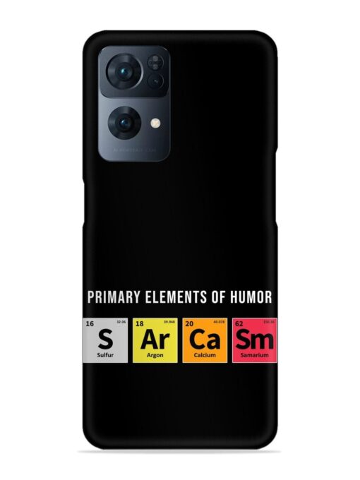 Primary Elements Humor Snap Case for Oppo Reno 7 Pro (5G) Zapvi