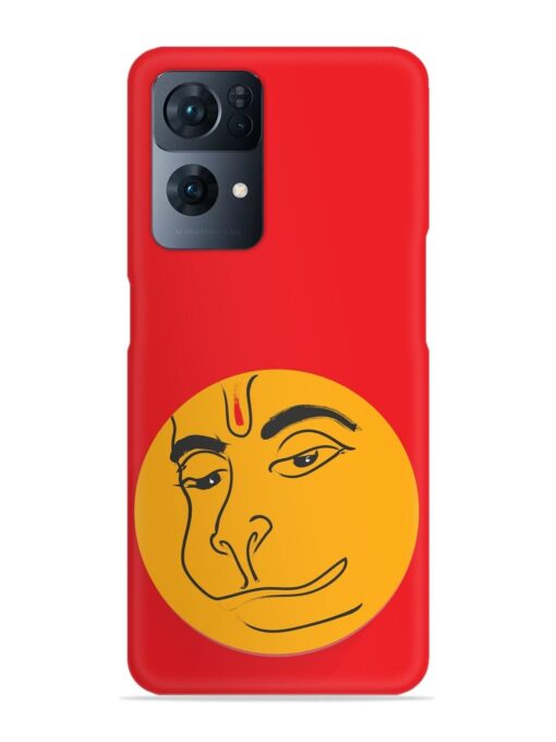 Lord Hanuman Vector Snap Case for Oppo Reno 7 Pro (5G) Zapvi