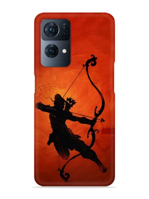 Illustration Lord Rama Snap Case for Oppo Reno 7 Pro (5G) Zapvi