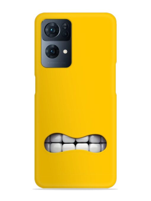 Mouth Character On Snap Case for Oppo Reno 7 Pro (5G) Zapvi