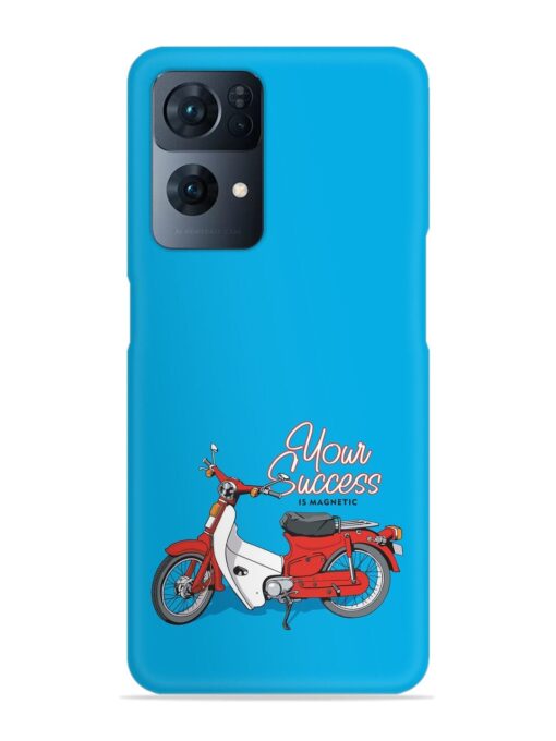 Motorcycles Image Vector Snap Case for Oppo Reno 7 Pro (5G) Zapvi