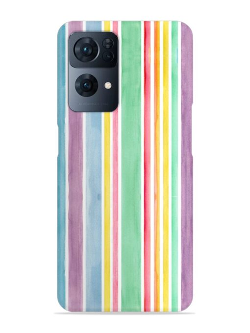 Hand Drawn Watercolor Snap Case for Oppo Reno 7 Pro (5G) Zapvi