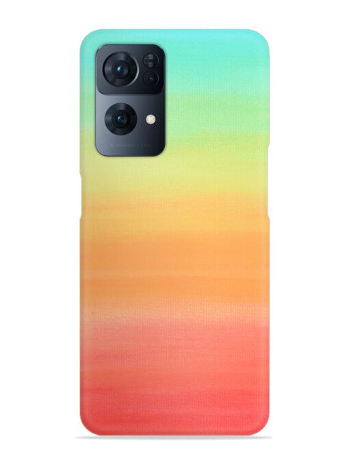 Background Sky Watercolor Snap Case for Oppo Reno 7 Pro (5G) Zapvi