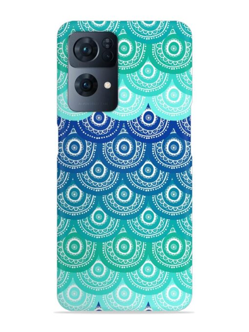 Ethnic Seamless Pattern Snap Case for Oppo Reno 7 Pro (5G) Zapvi