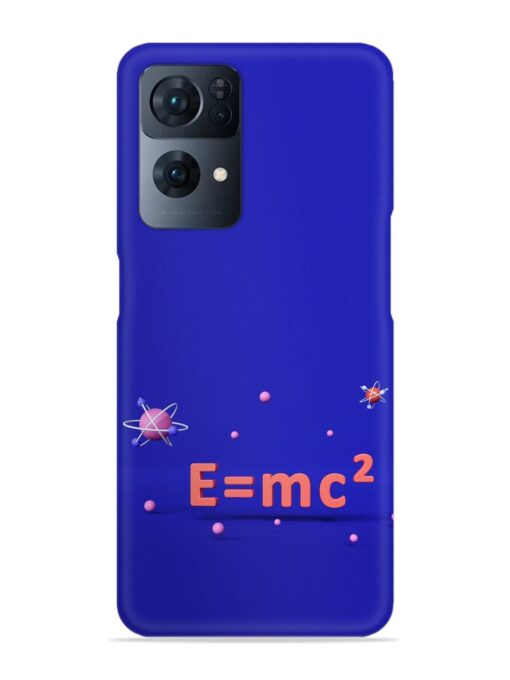 Formula Relativity Equation Snap Case for Oppo Reno 7 Pro (5G) Zapvi