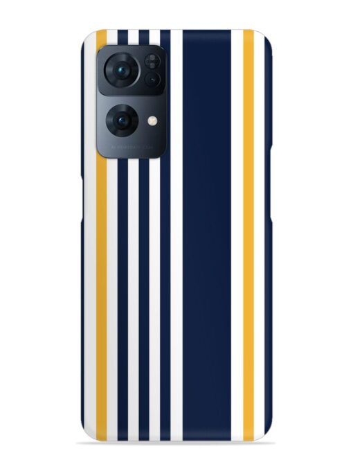 Seamless Stripe Pattern Snap Case for Oppo Reno 7 Pro (5G) Zapvi