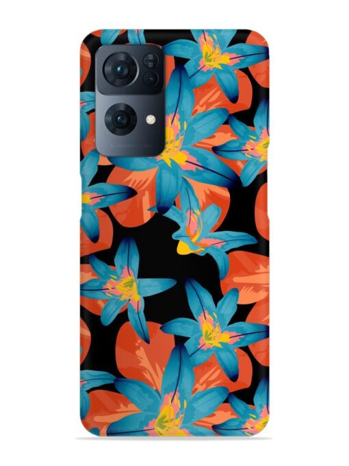 Philippine Flowers Seamless Snap Case for Oppo Reno 7 Pro (5G)