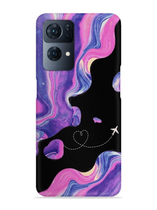 Glitter Art Snap Case for Oppo Reno 7 Pro (5G) Zapvi