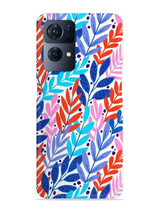 Bright Floral Tropical Snap Case for Oppo Reno 7 Pro (5G) Zapvi