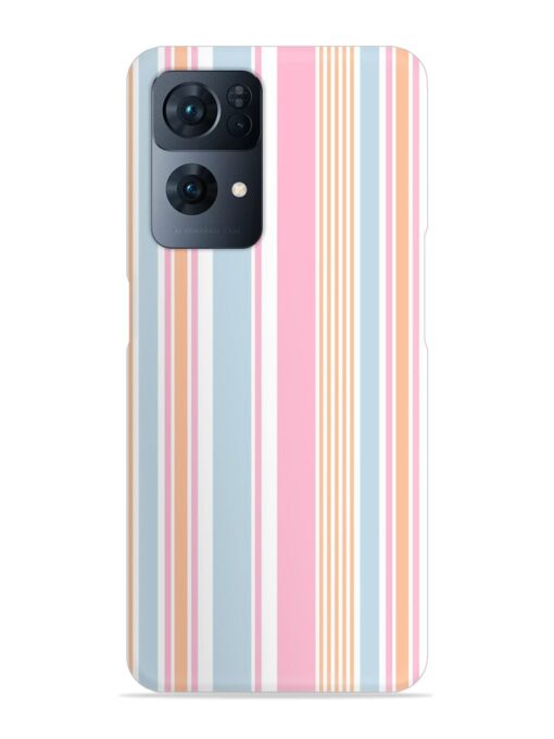 Stripe Seamless Pattern Snap Case for Oppo Reno 7 Pro (5G)