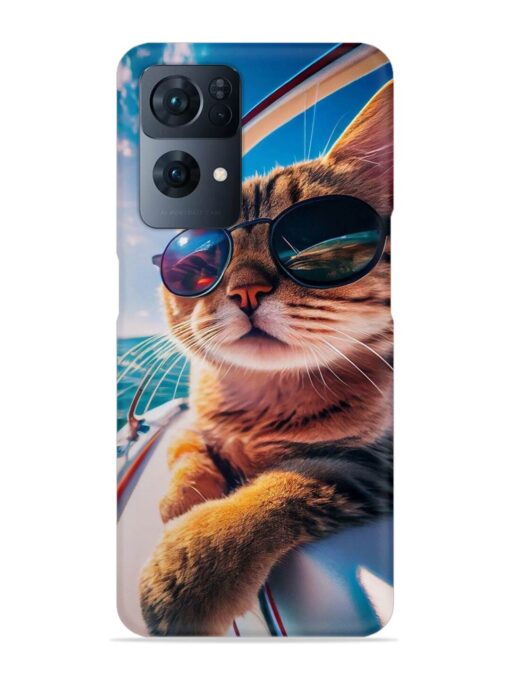 Cat In Style Snap Case for Oppo Reno 7 Pro (5G) Zapvi