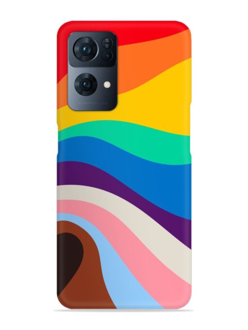 Minimal Pride Art Snap Case for Oppo Reno 7 Pro (5G)