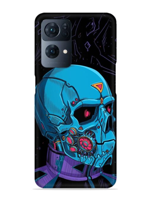 Skull Robo Vector Snap Case for Oppo Reno 7 Pro (5G) Zapvi