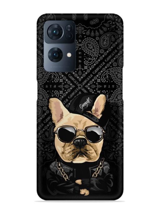 Gangsta Cool Sunglasses Dog Snap Case for Oppo Reno 7 Pro (5G) Zapvi