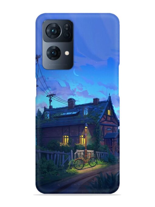 Beautiful Village House Snap Case for Oppo Reno 7 Pro (5G) Zapvi