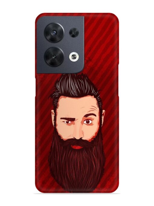 Beardo Man Snap Case for Oppo Reno 8 (5G) Zapvi