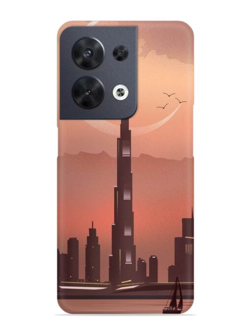 Landmark Burj Khalifa Snap Case for Oppo Reno 8 (5G) Zapvi