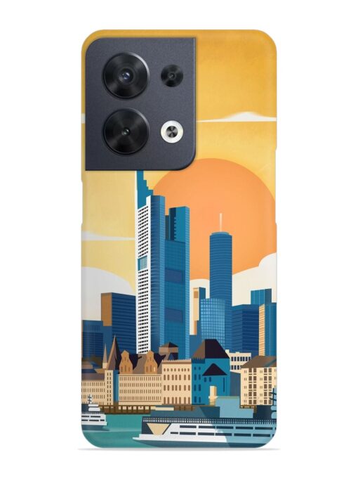 Germany Frankfurt Snap Case for Oppo Reno 8 (5G) Zapvi