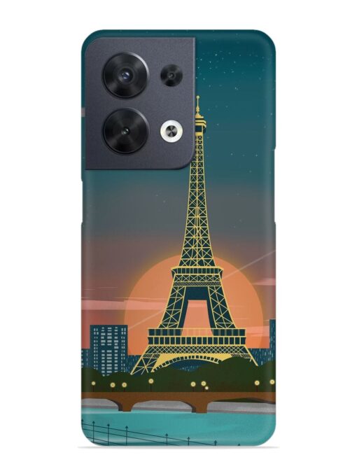 Scenery Architecture France Paris Snap Case for Oppo Reno 8 (5G) Zapvi