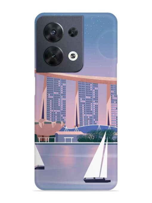 Singapore Scenery Architecture Snap Case for Oppo Reno 8 (5G) Zapvi