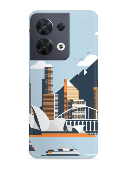 Sydney Opera Landscape Snap Case for Oppo Reno 8 (5G) Zapvi