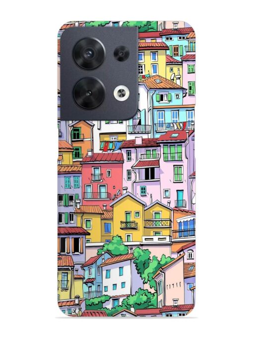 Europe Old Town Snap Case for Oppo Reno 8 (5G) Zapvi