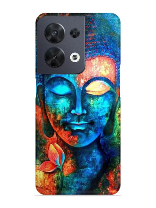 Buddha Painting Snap Case for Oppo Reno 8 (5G) Zapvi