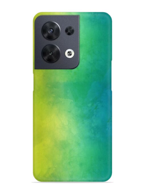 Yellow Green Gradient Snap Case for Oppo Reno 8 (5G) Zapvi